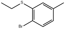 Benzene, 1-bromo-2-(ethylthio)-4-methyl- 结构式