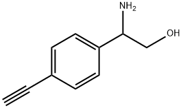 2-氨基-2-(4-乙基苯基)乙烷-1-醇 结构式