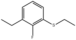 1-Ethyl-3-(ethylthio)-2-fluorobenzene 结构式