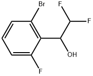 2-Bromo-α-(difluoromethyl)-6-fluorobenzenemethanol 结构式