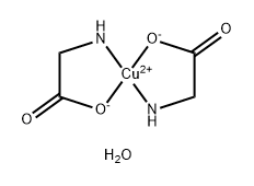 水合2-氨基乙酸铜 结构式