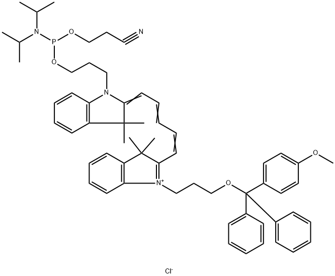 CY5-亚磷酰胺 结构式