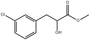 3-(3-氯苯基)-2-羟基丙酸甲酯 结构式