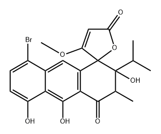 抗生素 BE-40665D 结构式