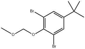 1,3-Dibromo-5-(tert-butyl)-2-(methoxymethoxy)benzene 结构式