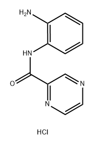 N-(2-aminophenyl)pyrazine-2-carboxamide hydrochloride 结构式