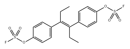 Fluorosulfuric acid,?S,S'-[[(1E)-1,2-diethyl-1,2-ethenediyl]di-4,1-phenylene] ester