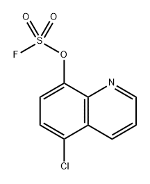 5-Chloroquinolin-8-yl sulfurofluoridate 结构式