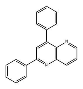 2,4-Diphenyl-1,5-naphthyridine 结构式