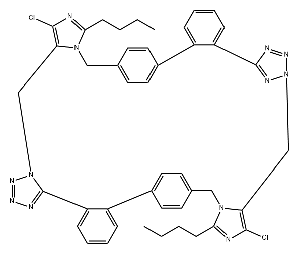 氯沙坦杂质19 结构式