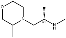 4-Morpholineethanamine, N,α,3-trimethyl-, (αS)- 结构式