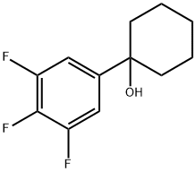 1-(3,4,5-trifluorophenyl)cyclohexanol 结构式