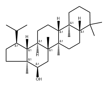Lupan-16-ol, (16α)- (9CI) 结构式