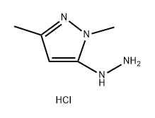 5-hydrazino-1,3-dimethyl-1H-pyrazole 结构式