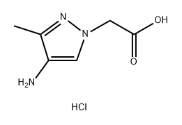 (4-amino-3-methyl-1H-pyrazol-1-yl)acetic acid 结构式