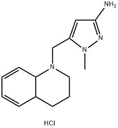 1-methyl-5-(3,4,4a,8a-tetrahydroquinolin-1(2H)-ylmethyl)-1H-pyrazol-3-amine 结构式