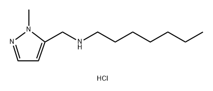 heptyl[(1-methyl-1H-pyrazol-5-yl)methyl]amine 结构式