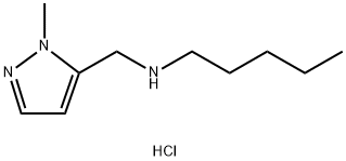 (1-methyl-1H-pyrazol-5-yl)methyl]pentylamine 结构式