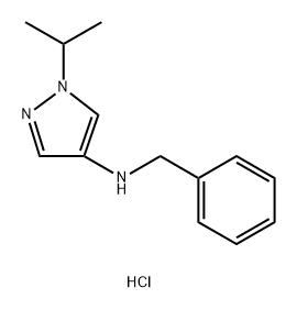 N-benzyl-1-isopropyl-1H-pyrazol-4-amine 结构式