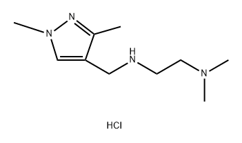 N'-[(1,3-dimethyl-1H-pyrazol-4-yl)methyl]-N,N-dimethylethane-1,2-diamine 结构式