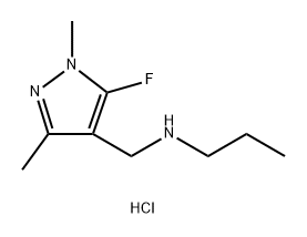 (5-fluoro-1,3-dimethyl-1H-pyrazol-4-yl)methyl]propylamine 结构式