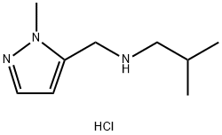 isobutyl[(1-methyl-1H-pyrazol-5-yl)methyl]amine 结构式