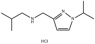 isobutyl[(1-isopropyl-1H-pyrazol-3-yl)methyl]amine 结构式