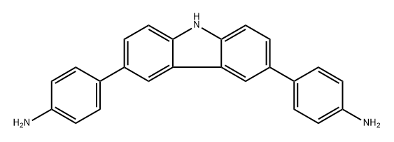 4,4'-(9H-咔唑-3,6-二基)二苯胺 结构式