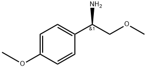 (1R)-2-methoxy-1-(4-methoxyphenyl)ethan-1-amine 结构式