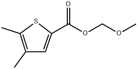 Methoxymethyl 4,5-dimethyl-2-thiophenecarboxylate 结构式