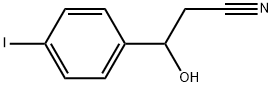 β-Hydroxy-4-iodobenzenepropanenitrile 结构式