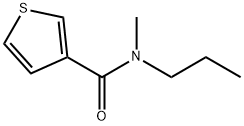 N-Methyl-N-propyl-3-thiophenecarboxamide 结构式