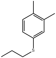 (3,4-dimethylphenyl)(propyl)sulfane 结构式