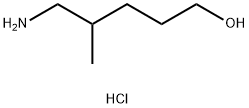 5-氨基-4-甲基戊-1-醇盐酸盐 结构式