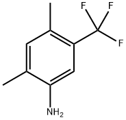 2,4-二甲基-5-(三氟甲基)苯胺 结构式