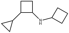 N-cyclobutyl-2-cyclopropylcyclobutan-1-amine 结构式