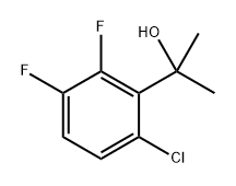 2-(6-Chloro-2,3-difluorophenyl)propan-2-ol 结构式