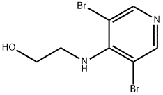 2-(3,5-dibromopyridin-4-ylamino)ethanol 结构式