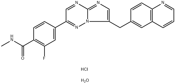 盐酸卡玛替尼一水合物 结构式