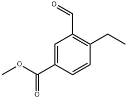 methyl 4-ethyl-3-formylbenzoate 结构式