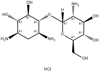 Paromamine trihydrochloride 结构式