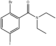 2-Bromo-N,N-diethyl-5-iodobenzamide 结构式