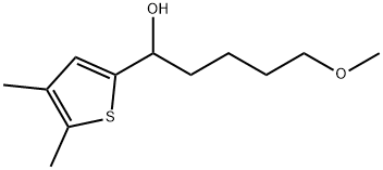 α-(4-Methoxybutyl)-4,5-dimethyl-2-thiophenemethanol 结构式