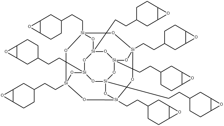 环氧环己基-笼形聚倍半硅氧烷 结构式
