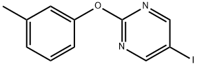 5-iodo-2-(m-tolyloxy)pyrimidine 结构式