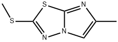 6-methyl-2-(methylthio)imidazo[2,1-b][1,3,4]thiadiazole 结构式