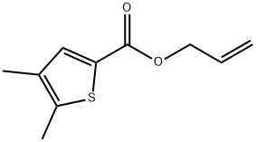 2-Propen-1-yl 4,5-dimethyl-2-thiophenecarboxylate 结构式