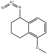 Naphthalene, 1-azido-1,2,3,4-tetrahydro-5-methoxy- 结构式