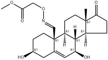 Acetic acid, [[[(3beta,7beta,19E)-3,7-dihydroxy-17-oxoandrost-5-en-19- 结构式