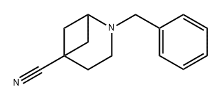 2-苄基-2-氮杂双环[3.1.1]庚烷-5-甲腈 结构式